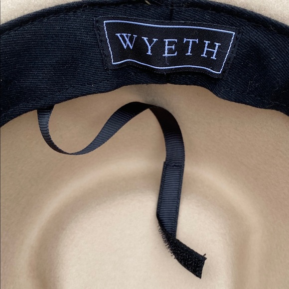 Wyeth Wool Felt Rancher Hat Adjustable Rib… - Picture 3 of 5